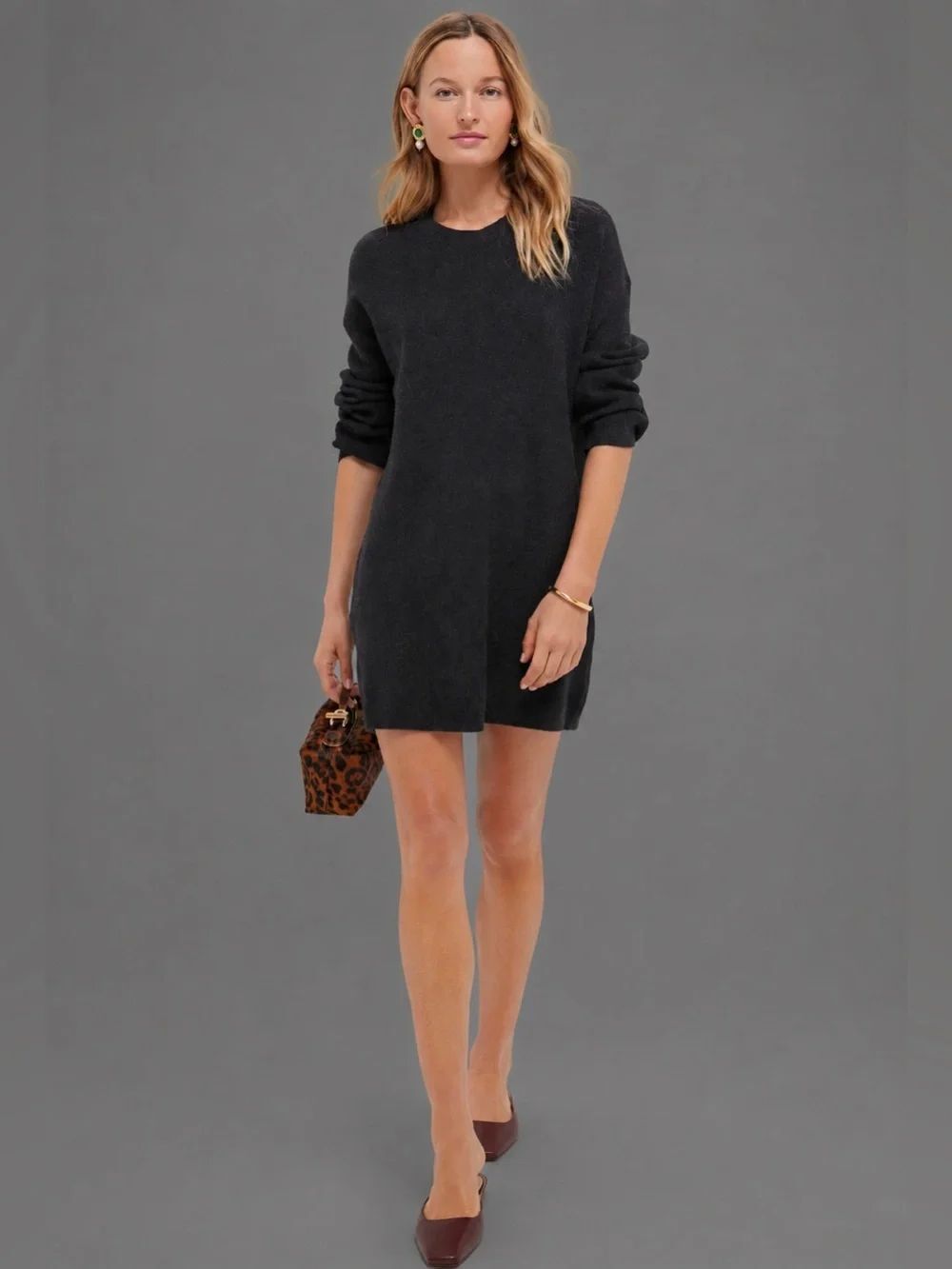 Tuckernuck Pomander Place Noir Vivianne Crewneck Dress